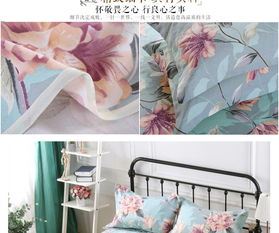 錦蠶繁花似錦全棉老粗布冰爽寢具組